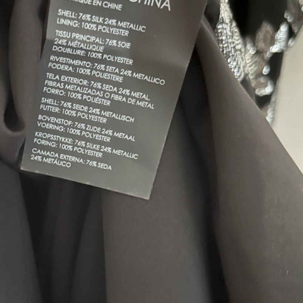 Club Monaco Jacquard Silk-Blend Slip Dress - Picture 9 of 11